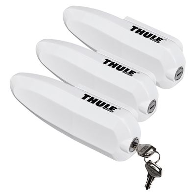 Thule universallås hvid - 3 stk.