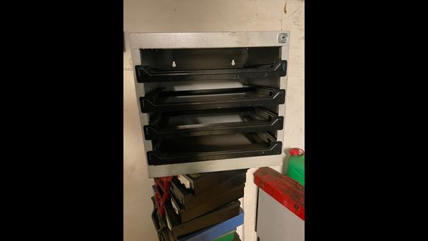 GRÅ LUXUSBOX 4 HYLDER